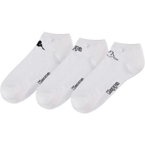 Kappa - Logo Trex 3-Pack - Enkelsokken 3-Pack - 39 - 42 - Wit