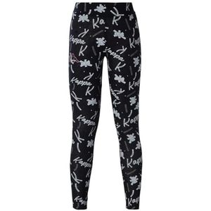 Kappa Quoura meisjesbroek, Zwart/Wit, 4 Jaren