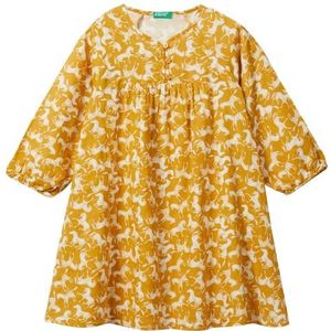 United Colors of Benetton Jurk voor meisjes en meisjes, oker 63b, 160 cm