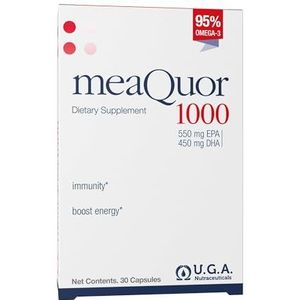 Meaquor 1000 Omega 3 Visolie - 30 capsules - 550 mg EPA en 450 mg DHA per capsule - IFOS gecertificeerd