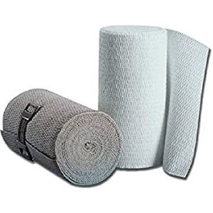 GIMA PreviBielastische, middelgrote compressiebandage, sterke compressie, afzonderlijk verpakt, met clip, 10 stuks afzonderlijk verpakt, 4,5 m x 10 cm