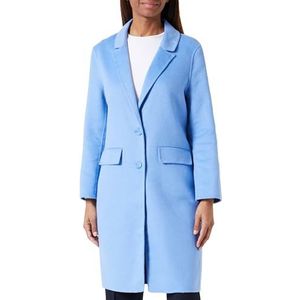 Sisley Manteau en laine pour femme, bleu numérique 3B5, 42, Digital Blue 3b5, 44