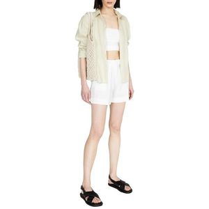 Sisley Womens 4AGHL900Q Shorts, White 101, 38, wit 101, 38