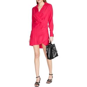 Sisley Womens 4B5FLV03L Dress, Fuchsia 39C, 38, fuchsia 39c, 38