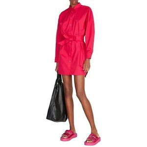 Sisley Womens 4WMELV03G Dress, Fuchsia 39C, 40, fuchsia 39c, 40