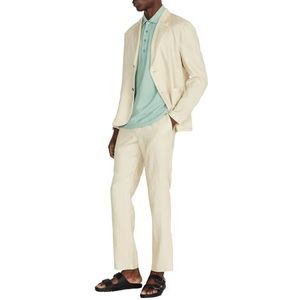 Sisley Mens 2AGHSW00Z Jacket, Beige 39A, 46, Beige 39A, 46