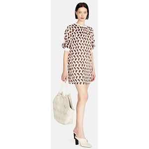 Sisley 4L5WLV02X Jurken Dames Jurk, Multicolor 62Q, 34, Multicolor 62q, 34