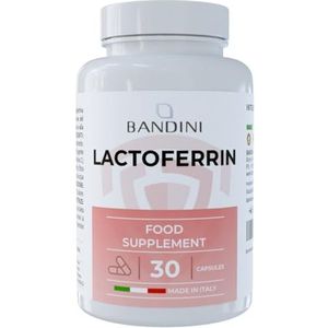 Bandini® Lactoferrine 200 Immuno - 200mg Lactoferrin per capsule (30 capsules) - hooggedoseerd voedingssupplement met vitamine C - natuurlijke antioxidant voor ondersteuning van het immuunsysteem