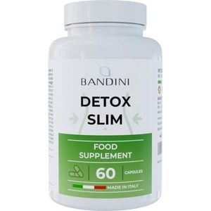BandiniÂ® Detox Slim - Drainerend, Zuiverend en Antioxidant - Paardebloem, BromelaÃ¯ne, Pilosella, Berk, Garcinia, Asperge - Voedingssupplement 60 capsules met plantenextracten