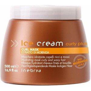 Inebrya - Mask for Curly Hair or Hair after Permanent Ice Cream Curl y Plus ( Curl Mask) 500 ml - 500ml