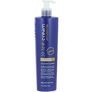 Inebrya Pro-Blonde Conditioner Collagen & Sapphire Conditioner Verlicht blond haar, gebleekt en met mèches 300ml