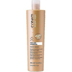 Inebrya - Ice Cream Argan-Age Pro-Age Shampoo - Ochranný antioxidační šampon - 300ml