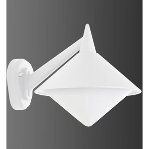 LCD Witte buitenwandlamp Liara - zeewaterbestendig