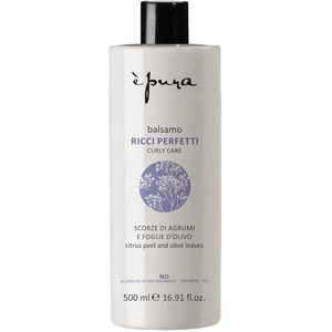 È Pura - Curly Care Conditioner - Treatment for Natural and Permanent Curly Hair - Hydrates, Protects and Nourishes without Frizz - 500 ml