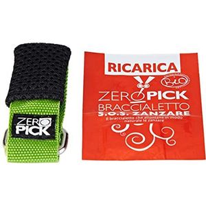Zeropick Muggenarmband, groen, citronella, biologisch, per stuk verpakt (1 x 500 g)