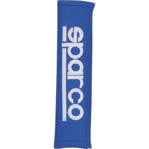Sparco - Set GordelHoezen - Blauw - Geborduurd Logo - 2 Stuks