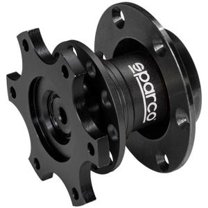 Sparco Quick Release Stuurnaaf - Zwart - 6x70mm