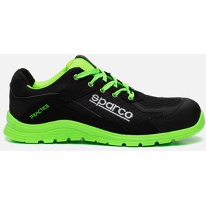 Sparco Lichtgewicht Werkschoenen Practice S1P Keke Zwart/Groen Maat 37