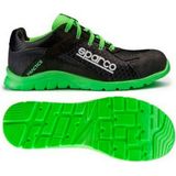 Sparco - Practice Keke S1P Laag - Werkschoenen - Zwart - Ademend Materiaal