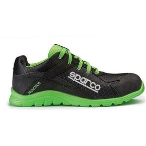 Sicherheitsschuh S24 Sparco Pratice - Schwarz Grün - Größe 45 - 07517