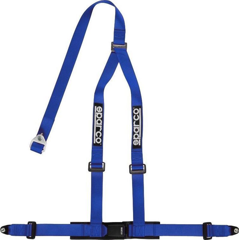 Sparco - 3-Punts SportGordel - Blauw - Incl. Schroefbevestiging