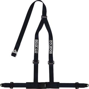 Sparco - 3-Punts SportGordel - Zwart - Incl. Schroefbevestiging