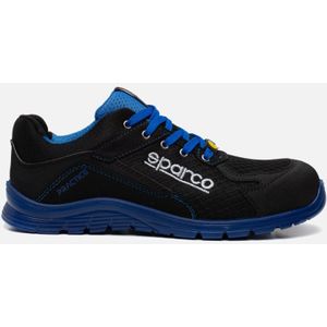 Sparco Lichtgewicht Werkschoenen Practice S1P Nelson Zwart/Blauw Maat 39