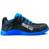 Sparco - Pratice Nelson S1P - Werkschoenen - Zwart - 3D-gaas - Antikrassmicrovezel