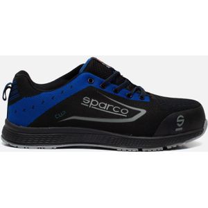 Sparco Lichtgewicht Werkschoenen Cup S1P Ricard Zwart/Blauw Maat 39