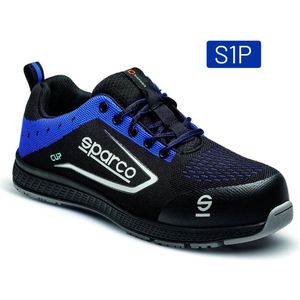Sparco - Cup Ricard S1P - Veiligheidsschoenen - Zwart - Staalvrije Tussenzool