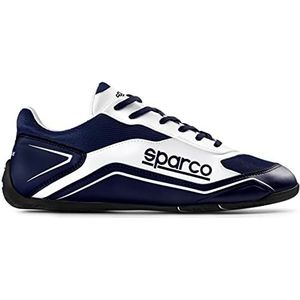 Sparco S-pole sneakers Blauw-Wit - maat 42