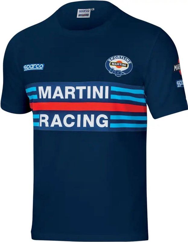 Sparco T-Shirt Martini-Racing - Wit