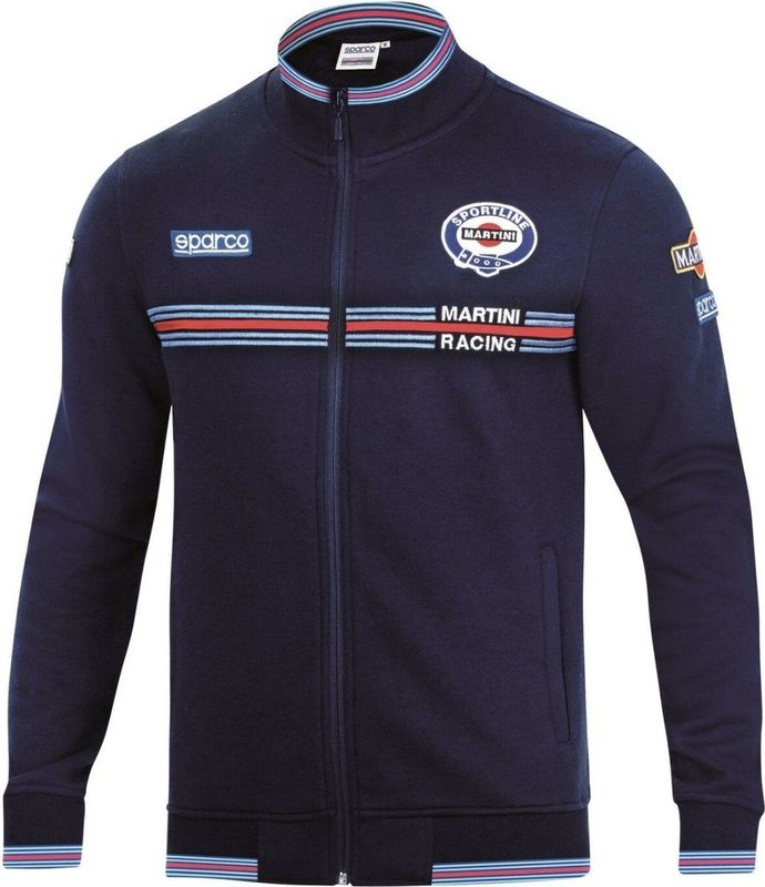 Sparco Full Zip Sweatshirt Martini Racing - Marineblauw