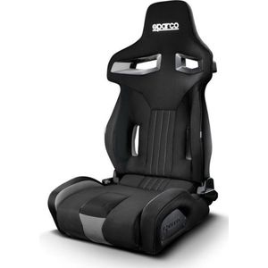 Sparco - R333 Sportstoel - Zwart/Grijs - Textiel Bekleding - Buizen Frame