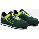 Sparco GYMKHANA S1P SRC Werkschoenen, veiligheidsschoenen, groen-limoen