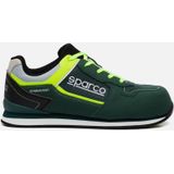 Sparco GYMKHANA S1P SRC Werkschoenen, veiligheidsschoenen, groen-limoen