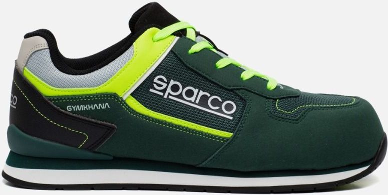 Sparco Gymkhana S1P SRC Werkschoenen, veiligheidsschoenen, groen-limoen