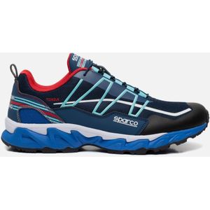 Sparco Torque 01 Martini-R maat 47 blauw, mocassin rijstijl unisex volwassenen, EU, Meerkleurig, 42/50 EU