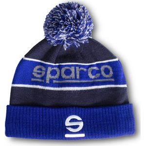 Sparco Winter Baby Muts - Onesize - 100% Acrylic - Blauw/Grijs/Wit