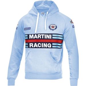 Sparco Martini Racing sweatshirt, wit, standaard, uniseks, volwassenen