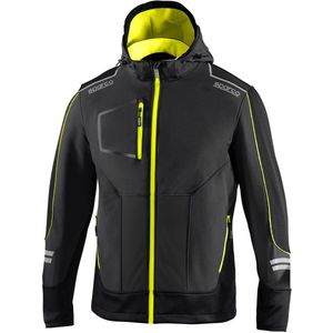 Sparco - YORK Tech Softshell Werkjas - Grijs/Geel - Softshell
