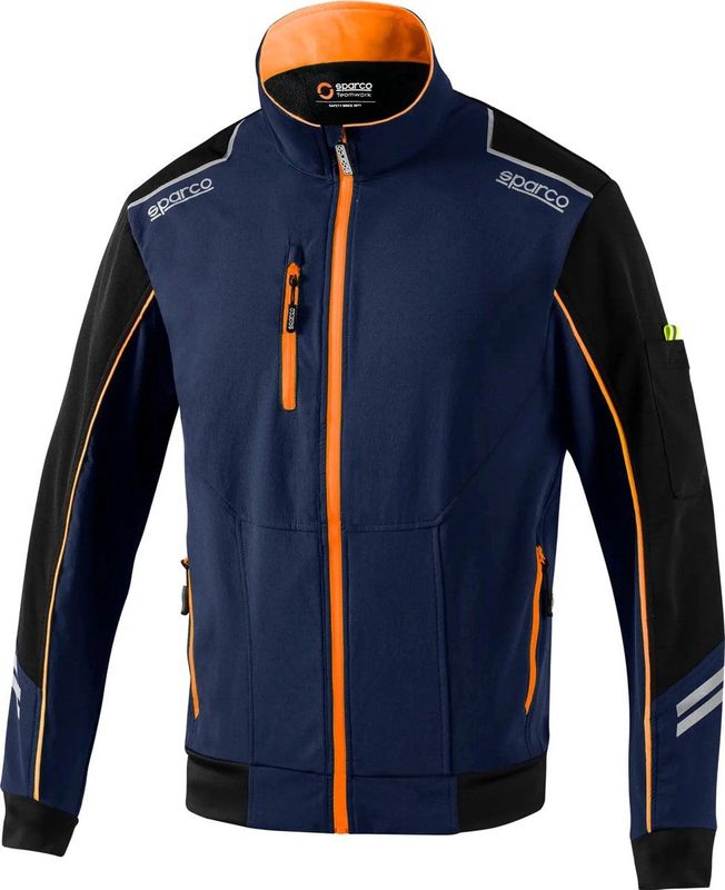 Sparco - AUSTIN - Softshell Jas - Blauw - Lichtgewicht