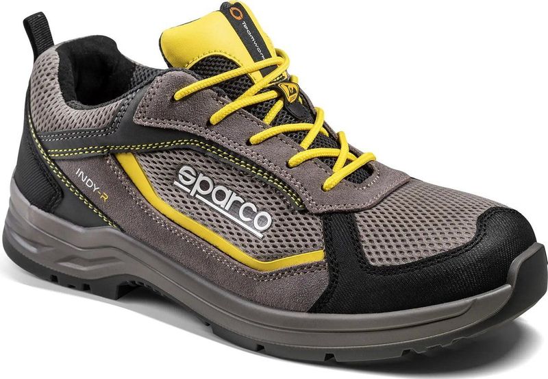 Sparco - INDY EDMONTON - Werkschoenen - Zwart - Ademend - Veiligheidsnorm EN ISO 20345:2022