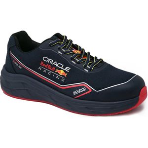 Sparco - Red Bull Lage Werkschoen - Rood - Composiet Veiligheidsneus - Antislip Rubber