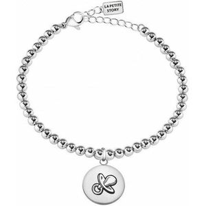 La Petite Story - LPS05AQL05 - Armband - Grijs - Roestvrij Staal