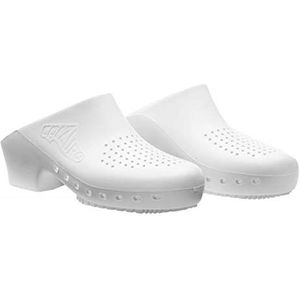 Calzuro S Classic sanitaire pantoffels met professionele gaten CE 34-35, wit
