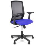 Linea Tekna 01 - Bureaustoel - Ergonomisch EN1335 - Multi verstelbaar- Zwart/Blauw