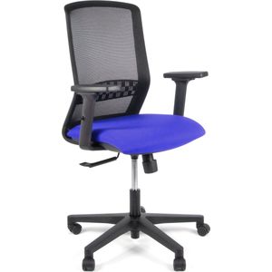 Linea Tekna 01 - Bureaustoel - Ergonomisch EN1335 - Multi verstelbaar- Zwart/Blauw