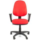 Linea Fabbrica Linea bureaustoel Tiger 01 rood/rood met armleuning - rood LF-2072332