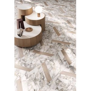 Navale - Lasalle - Visgraattegel - Marmer - 7.5x40cm - Mat - Gerectificeerd